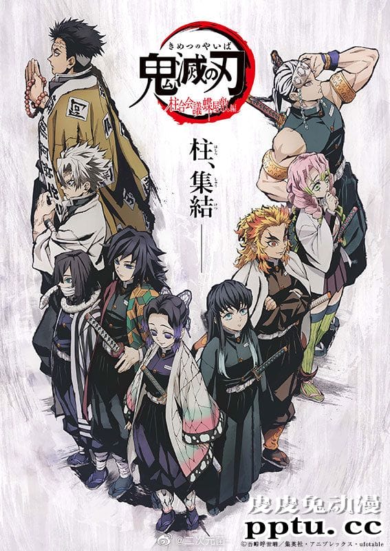 「鬼灭之刃」特别编辑版 柱合会议·蝶屋敷篇特别新绘公布-皮皮兔动漫