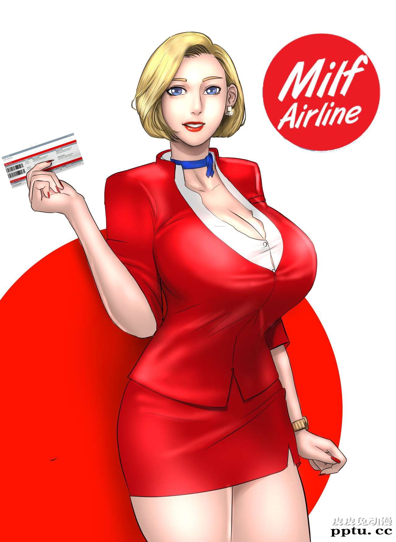 [中文全彩][Scarlett Ann]熟女空姐[41P]-皮皮兔动漫