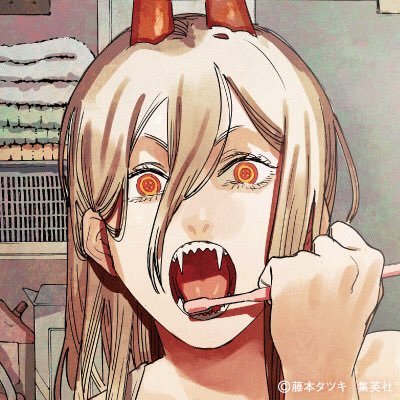 「电锯人」官推头像插画更新-皮皮兔动漫