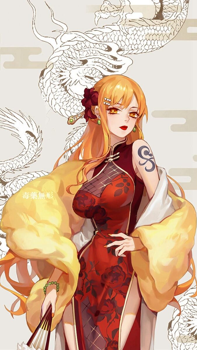 【手机壁纸】海贼王酷炫中国风同人插画-皮皮兔动漫