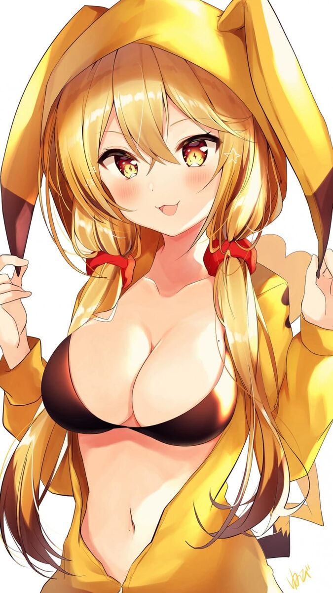 【手机壁纸】可爱又性感得二次元美女插画-皮皮兔动漫