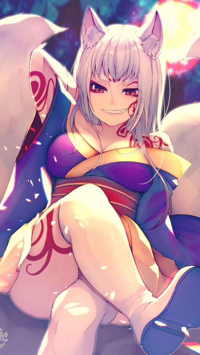 可爱又性感得二次元美女插画