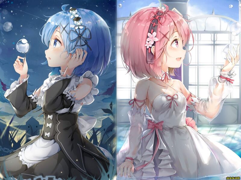 【P站精选】豪华增量, Re:从零开始的异世界生活《雷姆&拉姆双子》高清壁纸特辑!-一起萌 豪华增量, Re:从零开始的异世界生活《雷姆&拉姆双子》高清壁纸特辑!