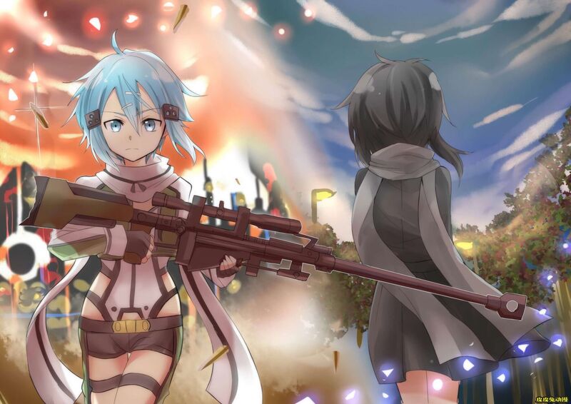 刀剑神域Sword Art Online《朝田诗乃》高清壁纸特辑！