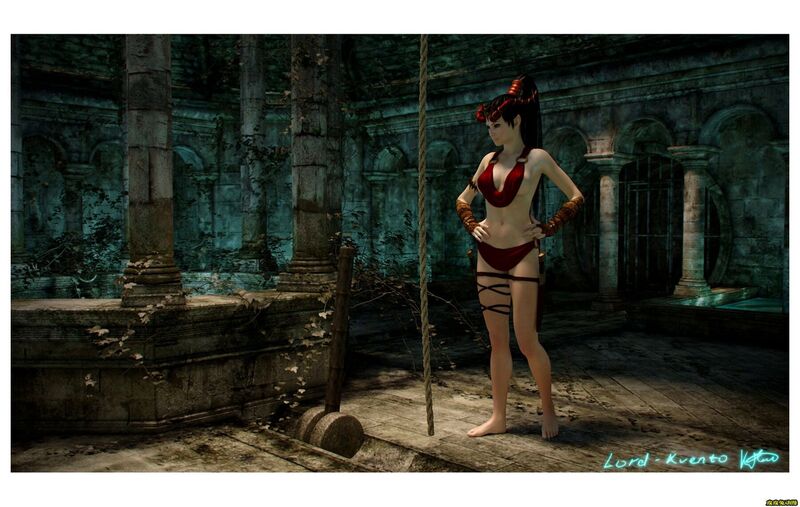 [中文] [3D全彩] 英文~地牢里的冒险(Adventure In The Dungeon)[54P]