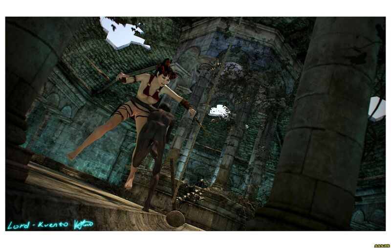 [中文] [3D全彩] 英文~地牢里的冒险(Adventure In The Dungeon)[54P]
