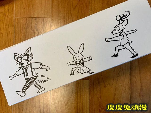 板垣巴留公开「BEASTARS」可爱小涂鸦-皮皮兔动漫