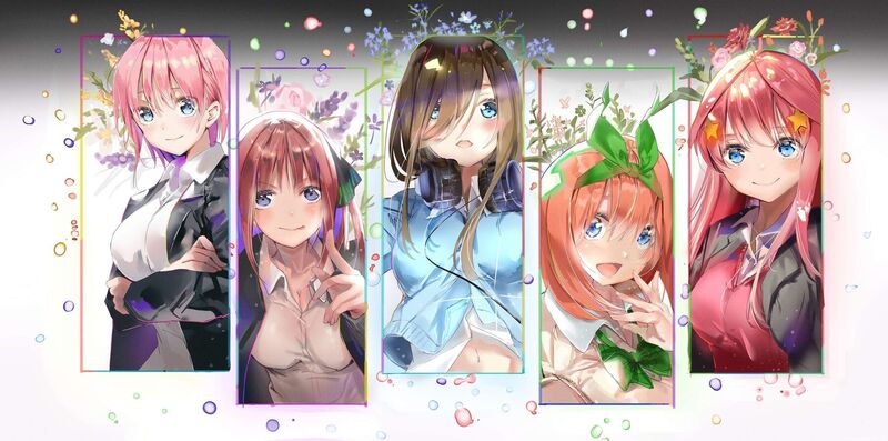 小孩子才做选择，是我就全要了《五等分的新娘》高清壁纸特辑！-皮皮兔动漫