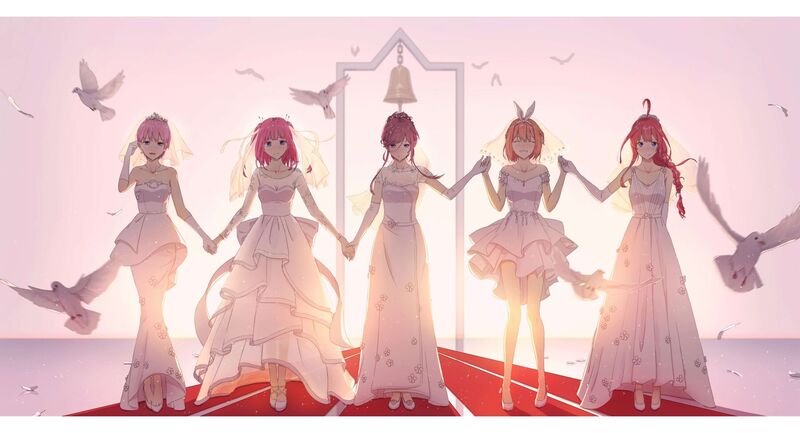 【P站精选】小孩子才做选择,是我就全要了《五等分的新娘》高清壁纸特辑!-一起萌 小孩子才做选择,是我就全要了《五等分的新娘》高清壁纸特辑!