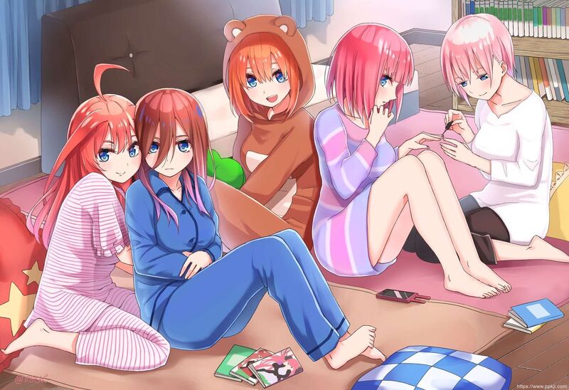 【P站精选】小孩子才做选择,是我就全要了《五等分的新娘》高清壁纸特辑!-一起萌 小孩子才做选择,是我就全要了《五等分的新娘》高清壁纸特辑!