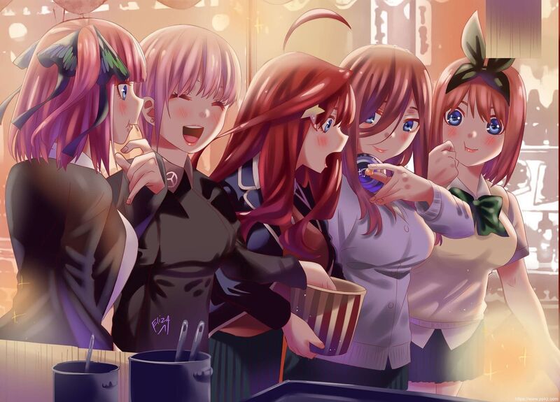【P站精选】小孩子才做选择,是我就全要了《五等分的新娘》高清壁纸特辑!-一起萌 小孩子才做选择,是我就全要了《五等分的新娘》高清壁纸特辑!