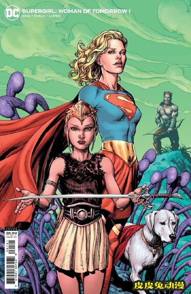 画师绘制「Supergirl:WoT」第1期变体封面新人物登场-皮皮兔动漫
