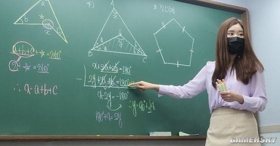 韩国女数学老师走红 网友:老师我想学数学