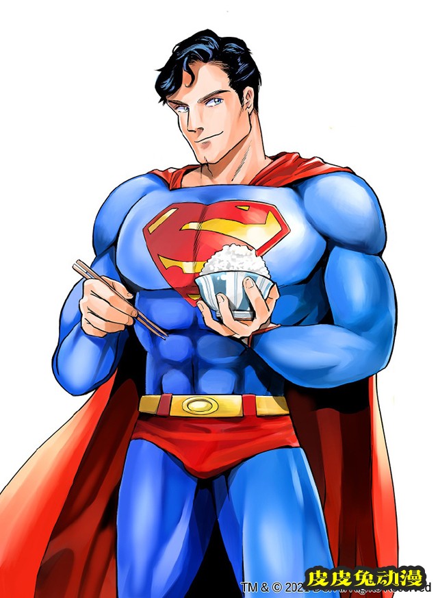 超人题材美食漫画「SUPERMAN vs饭 超人的一人食」连载开启