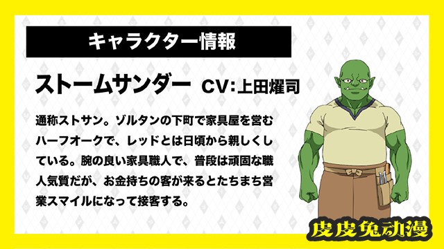「因为不是真正的伙伴而被逐出勇者队伍,流落到边境展开慢活人生」追加声优