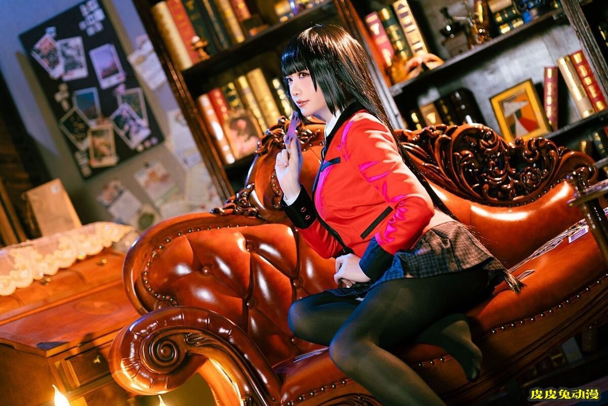 Coser小姐姐星之迟迟黑丝制服装扮狂赌之渊蛇喰梦子私房套图
