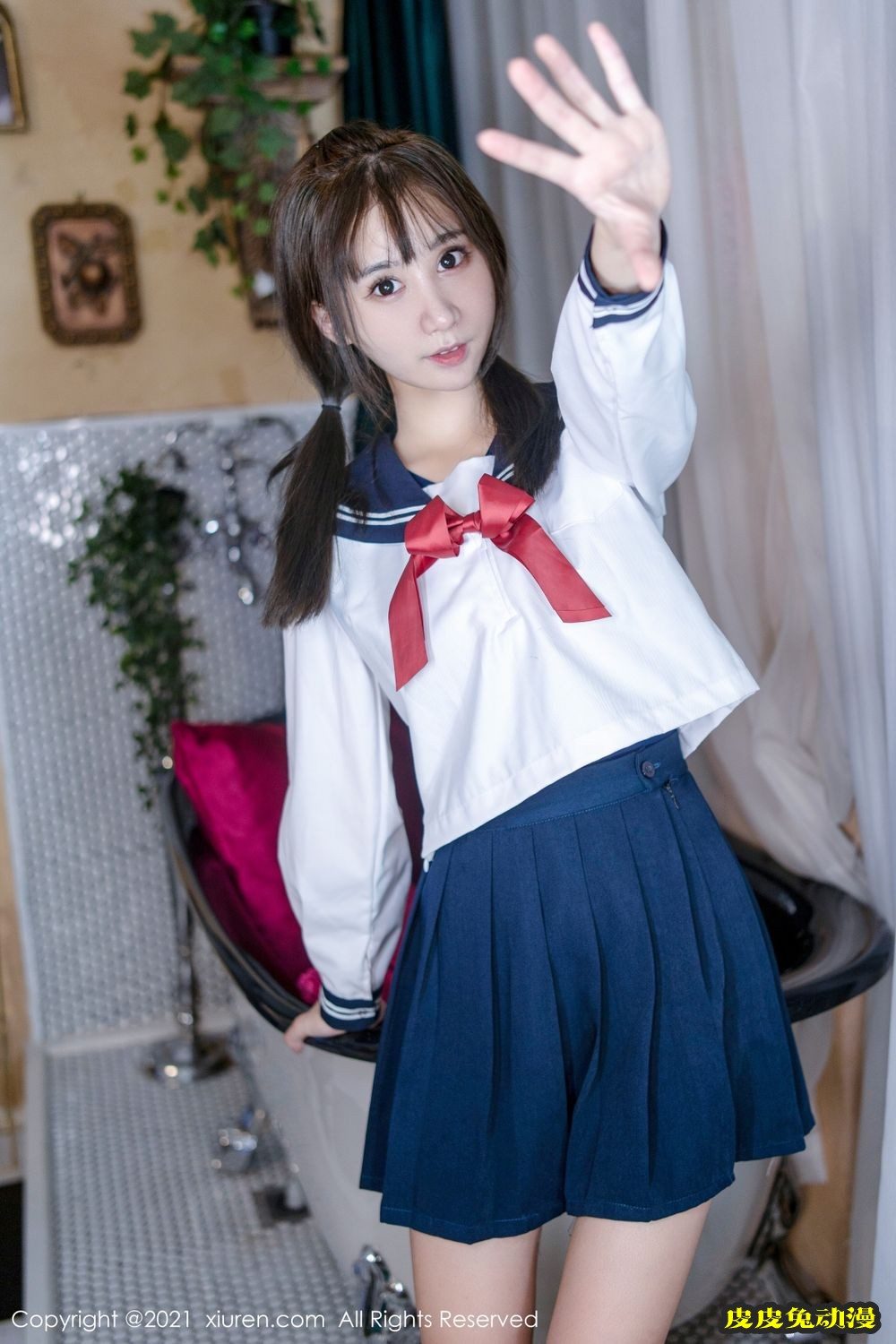 秀人网青春邻家女小果冻儿jelly死库水JK制服娇柔欲滴写真