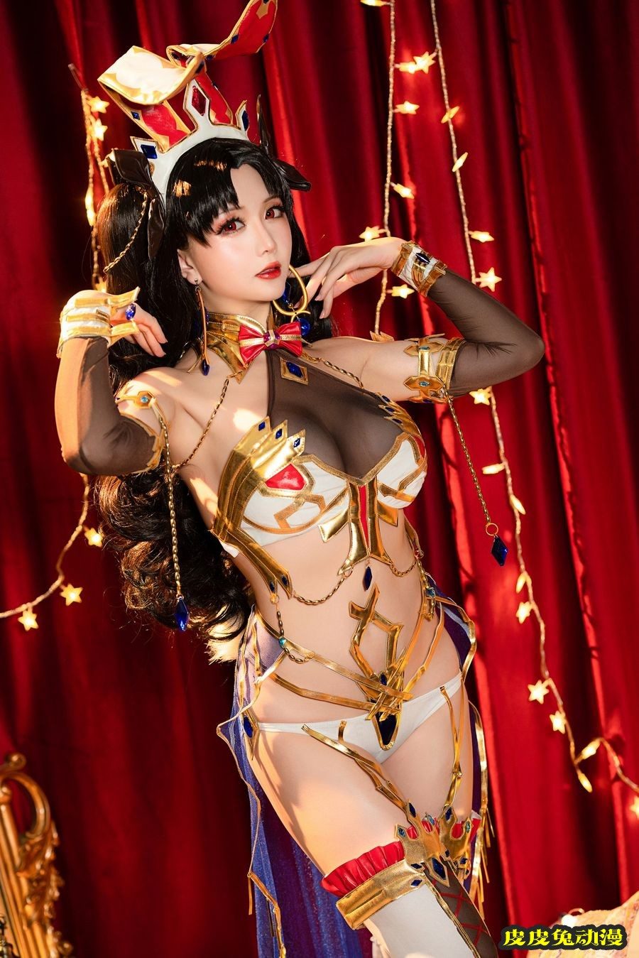 网络红人星之迟迟美少女战士装扮伊什塔尔主题私房套图