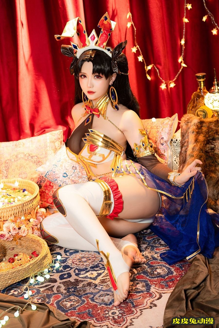 网络红人星之迟迟美少女战士装扮伊什塔尔主题私房套图