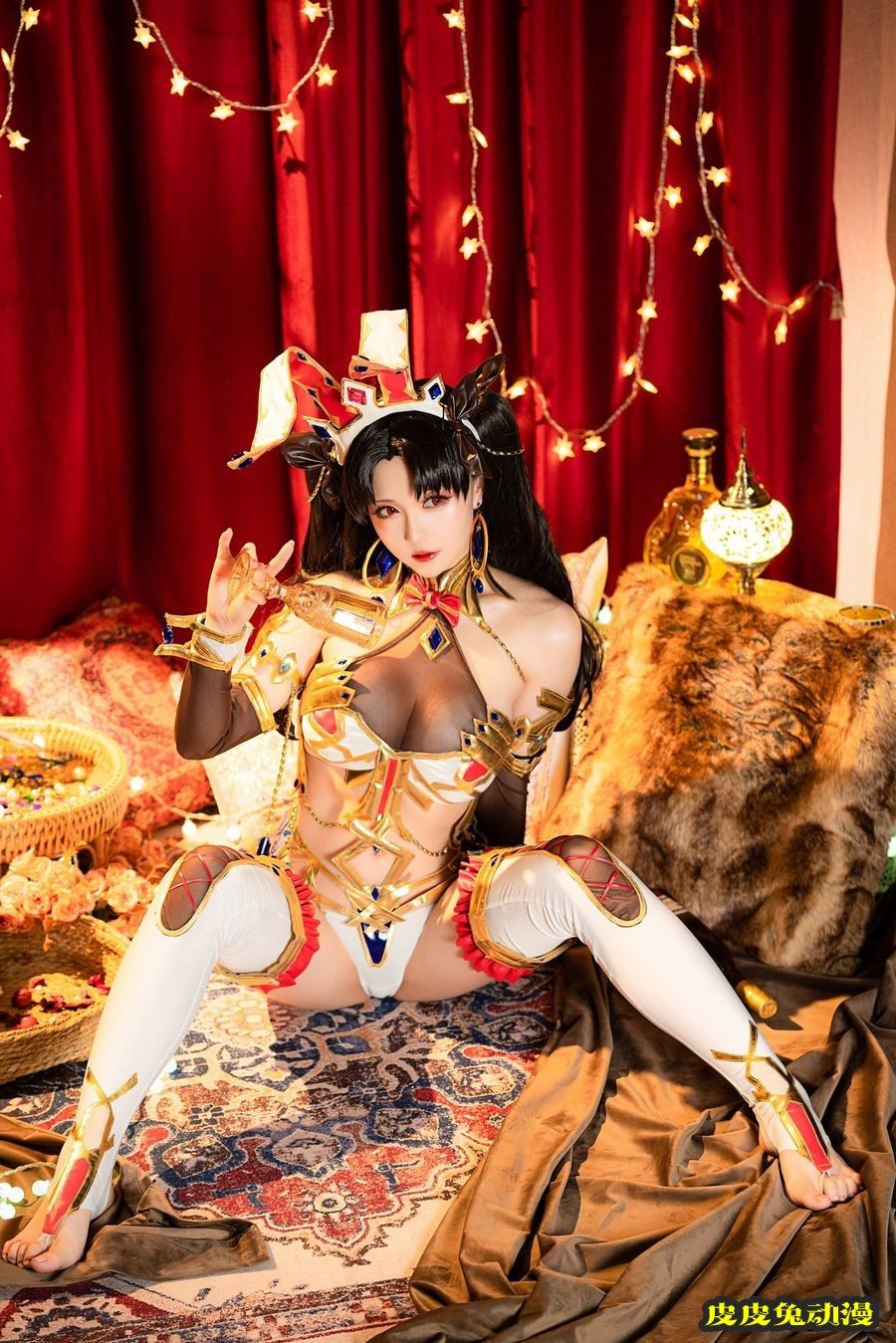 网络红人星之迟迟美少女战士装扮伊什塔尔主题私房套图