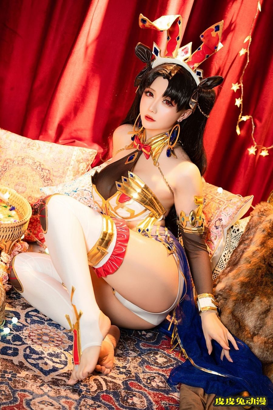 网络红人星之迟迟美少女战士装扮伊什塔尔主题私房套图