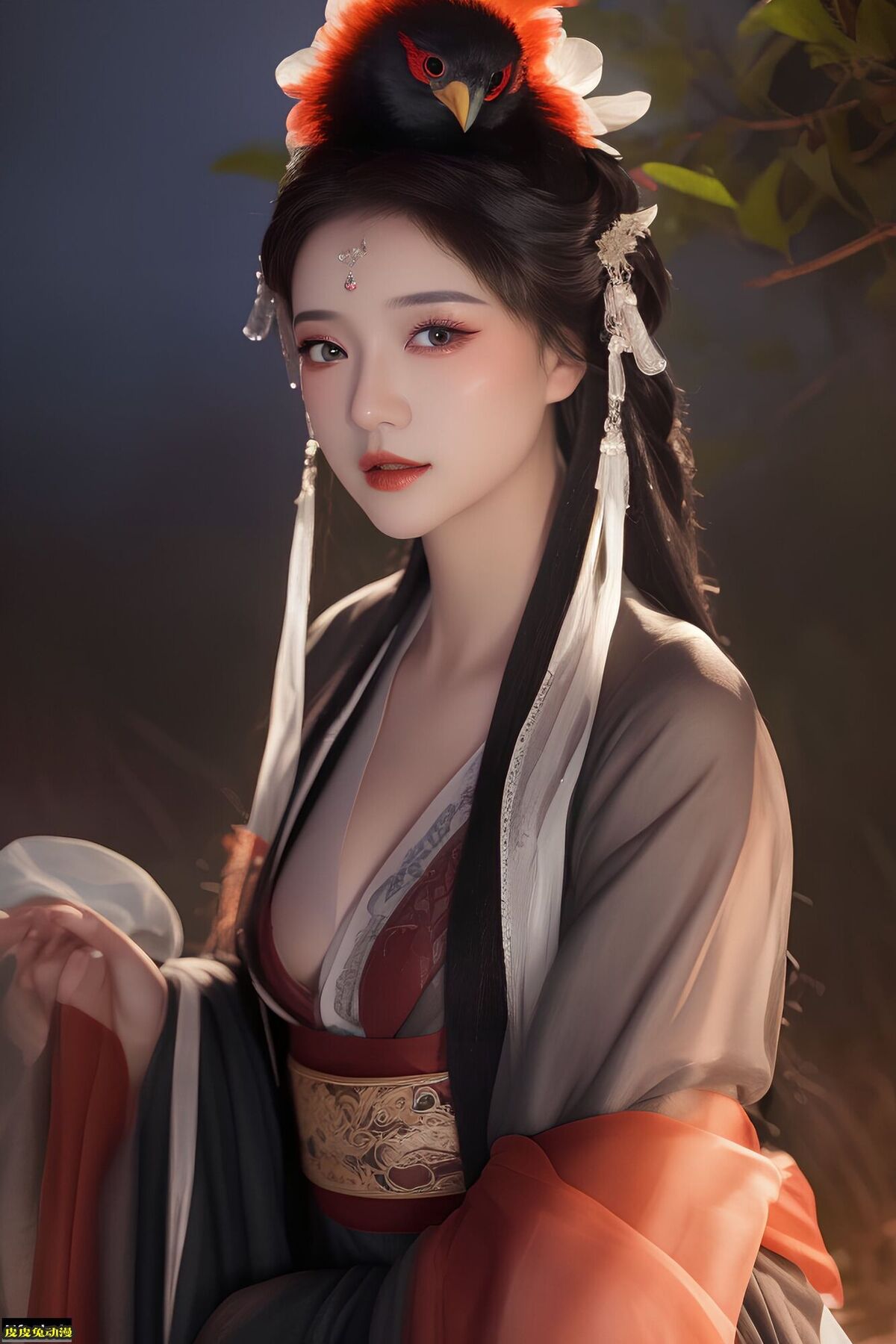 【AI艺术】AI Chinese Dress topic: 露华浓 <33P>-皮皮兔动漫