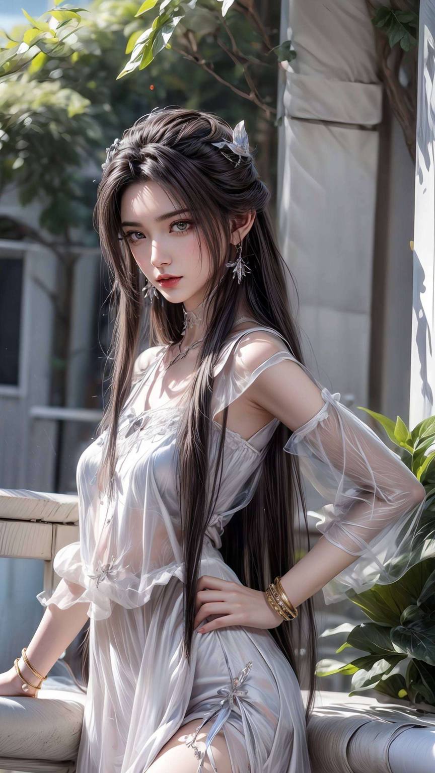 珠仙动漫陆雪琪高分辨率国漫女生AI二次元壁纸iPhone艺术壁纸-皮皮兔动漫