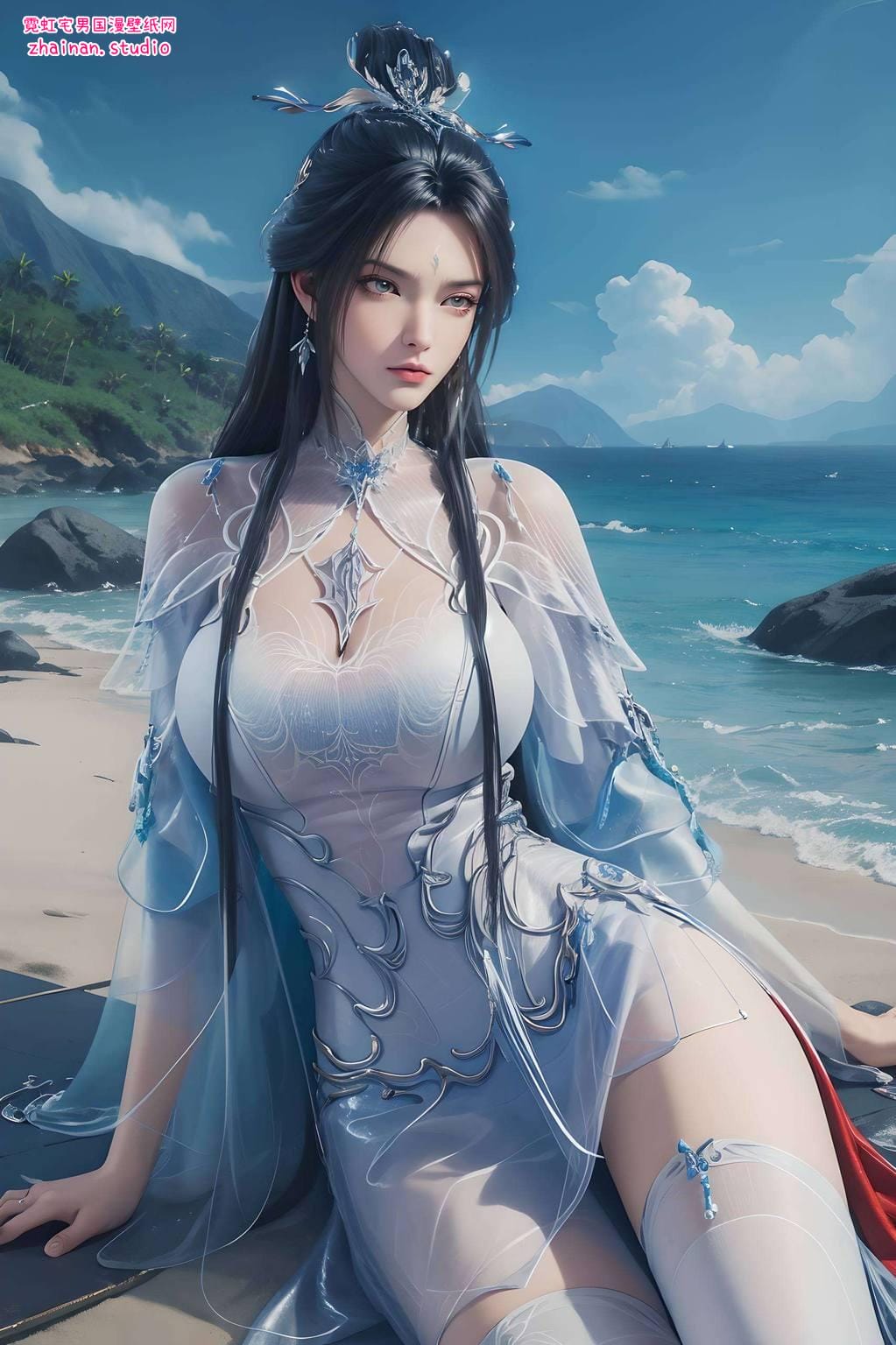 诛仙陆雪琪端游壁纸:AI绘画角色pose素材精细角色电脑炫彩壁纸
