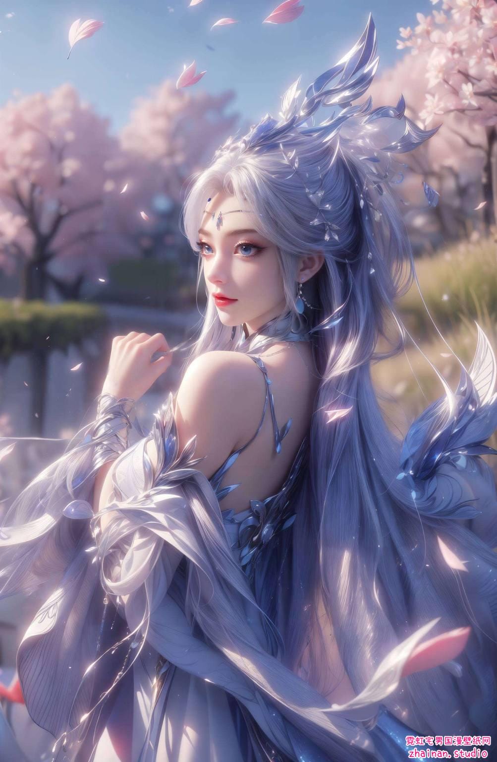 宁雨蝶粽子:国漫女神AI精选游戏壁纸