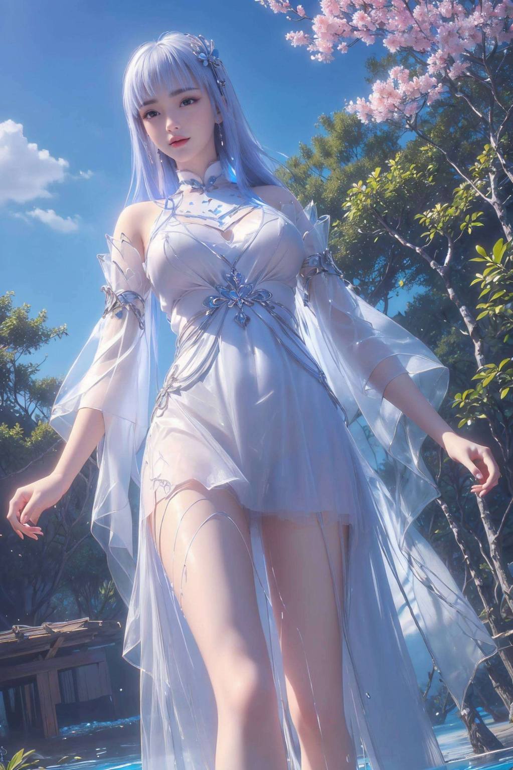 宁雨蝶粽子:国漫女神AI精选游戏壁纸