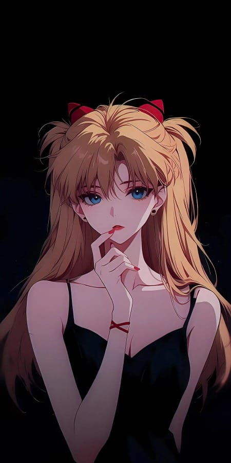 金发双马尾少女2K手机壁纸：甜美与成熟碰撞-皮皮兔动漫
