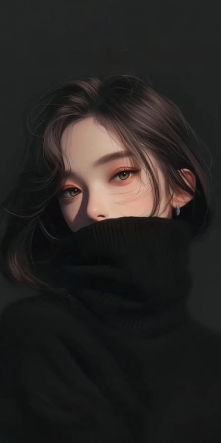 动漫美女竖版壁纸-皮皮兔动漫