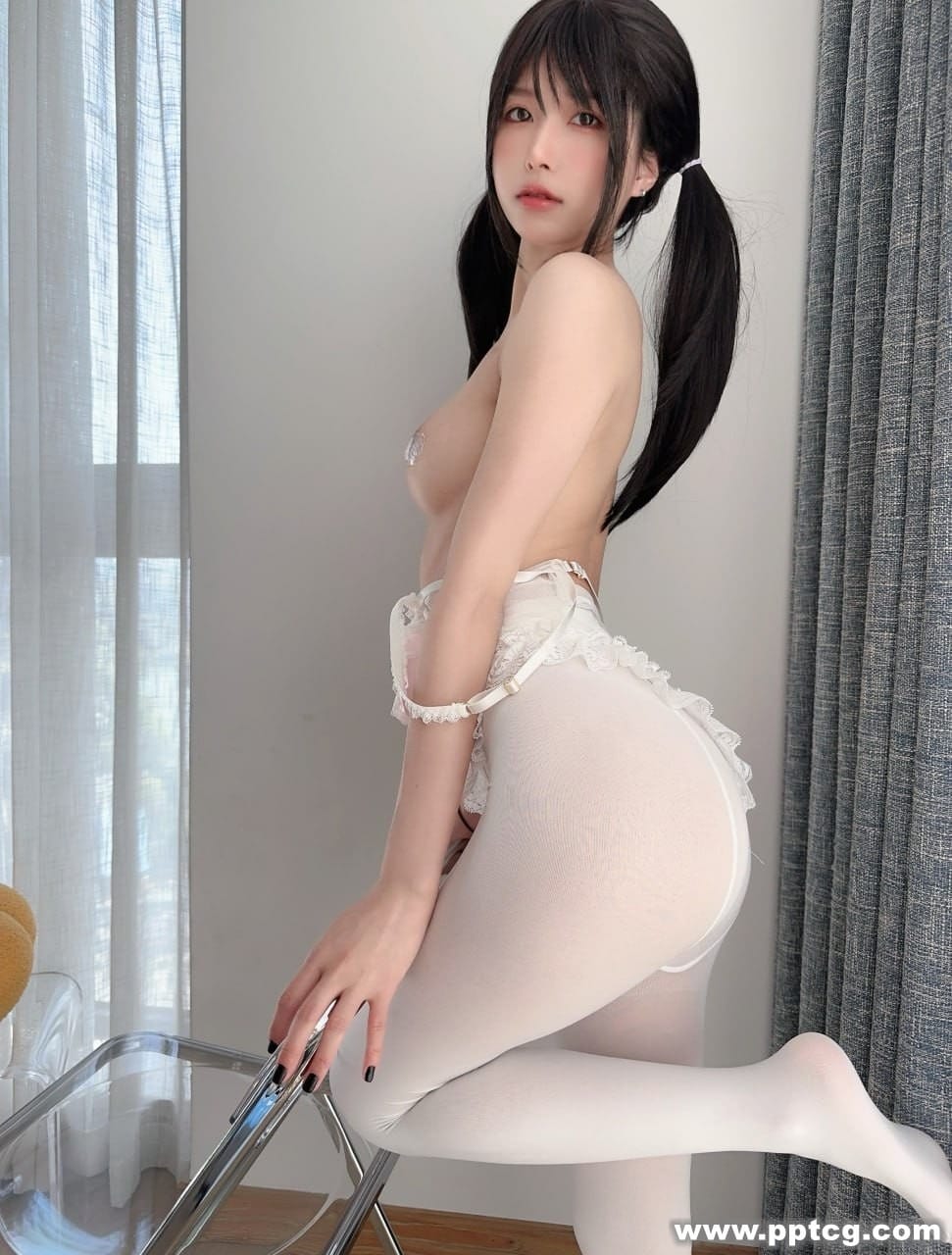 布丁大法 连体白丝