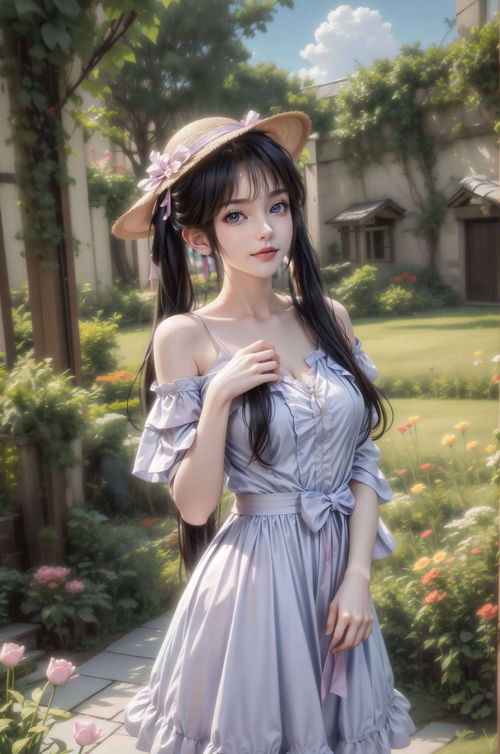 赵丽颖碧瑶高清壁纸:精美AI绘画国漫女主完美像素Win10粉色主题