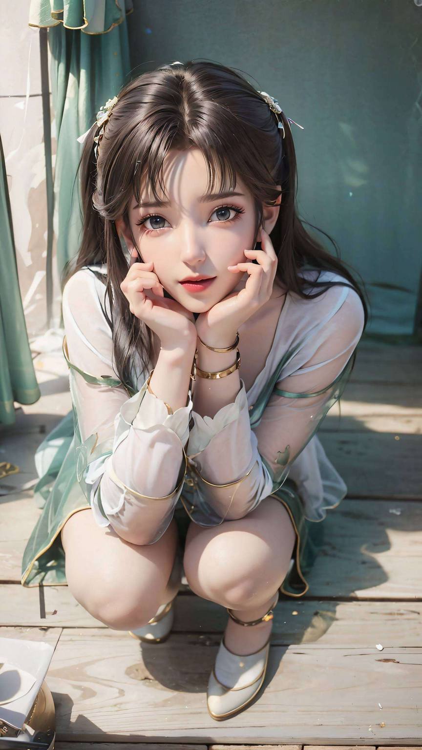 赵丽颖碧瑶高清壁纸:精美AI绘画国漫女主完美像素Win10粉色主题