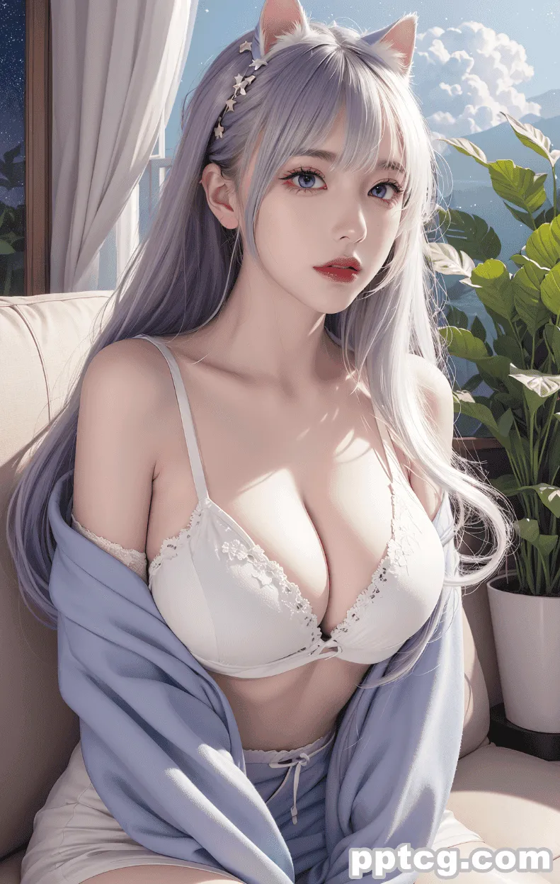 【AI艺术】Pixiv 付费分享 Miss Kitty-皮皮兔动漫