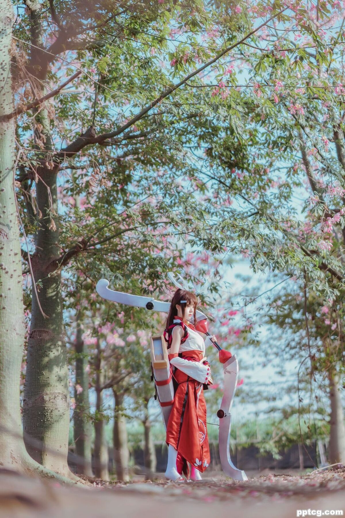 桜桃喵 花见巫女-皮皮兔动漫