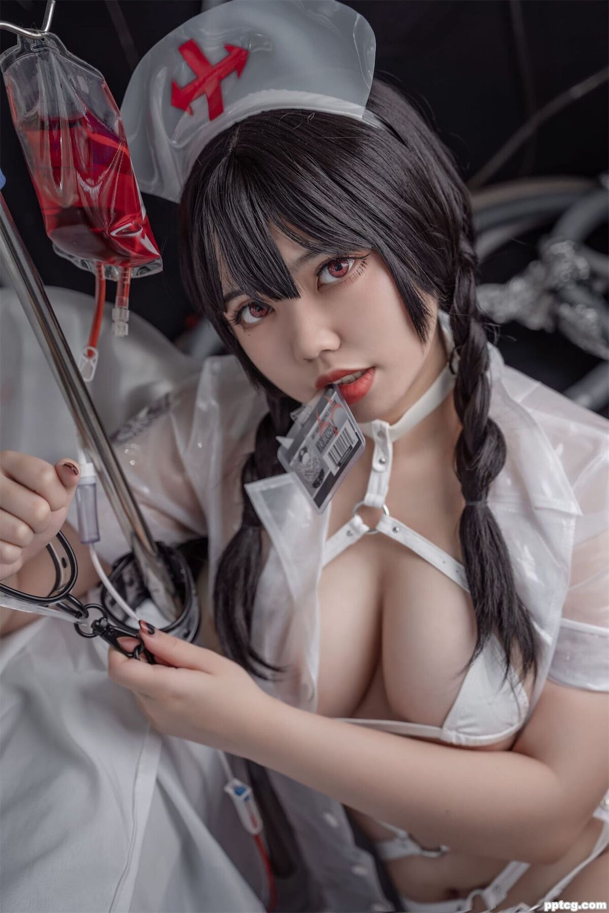 啊日日 Ganlory 未来白色护士-奈奈COS 啊日日 Ganlory 未来白色护士