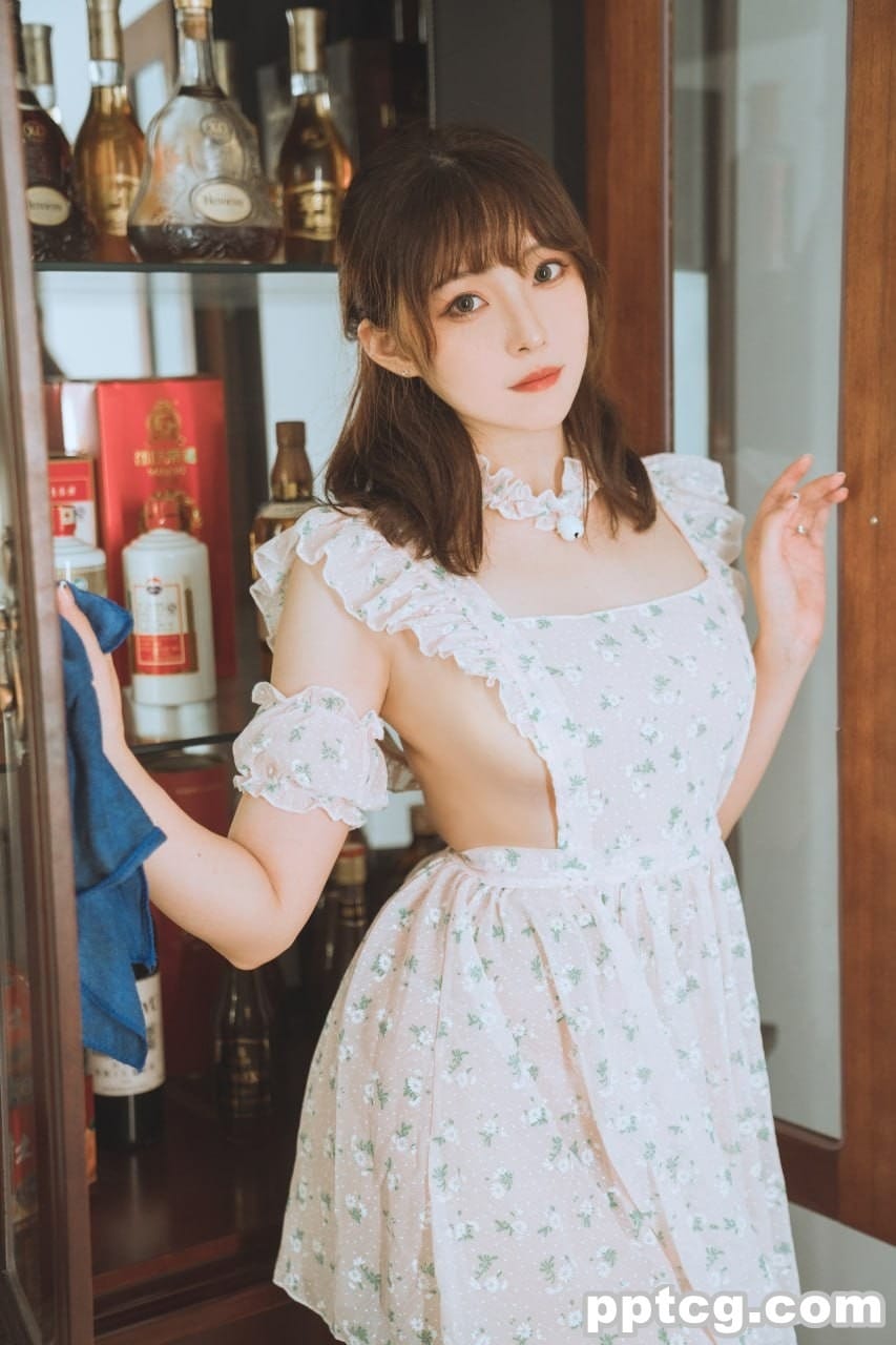 Natsuko夏夏子 碎花围裙-奈奈COS Natsuko夏夏子 碎花围裙