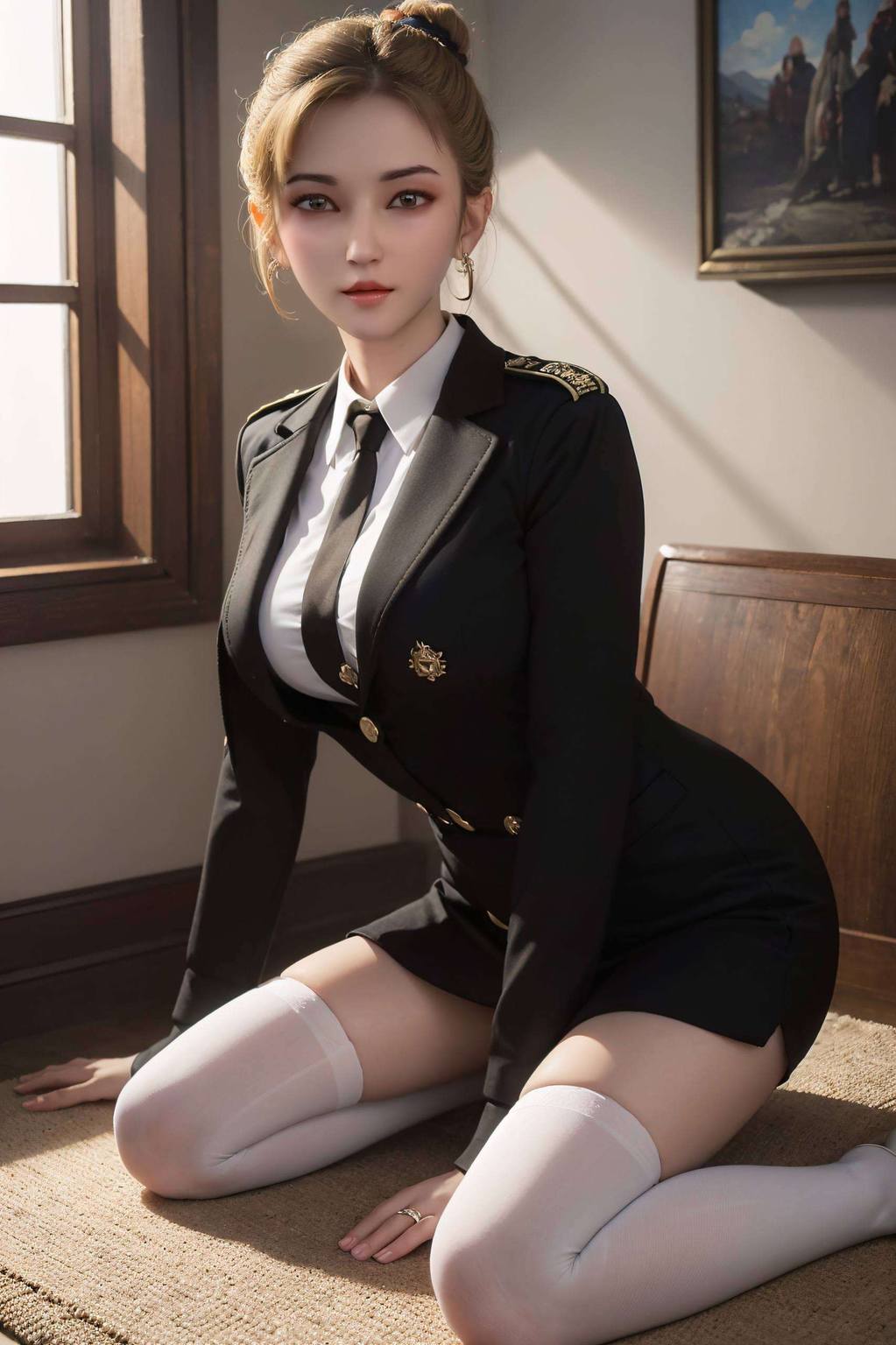 雄兵连怜风精美壁纸图文并茂图片:AI绘画国漫女主高清AI人物表情素材二次元壁纸安卓墙纸