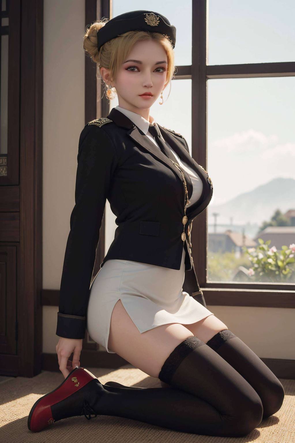 雄兵连怜风精美壁纸图文并茂图片:AI绘画国漫女主高清AI人物表情素材二次元壁纸安卓墙纸
