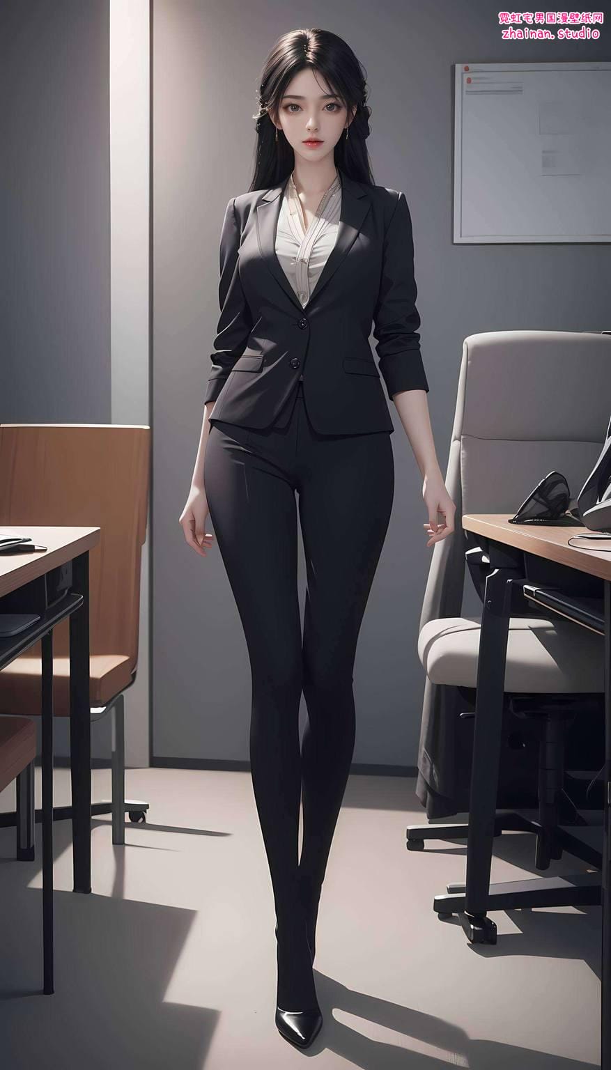 火灵儿壁纸头像动漫高清:AI绘画国漫女主与角色骨骼素材