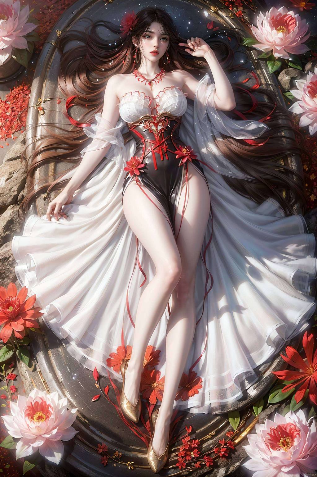 火灵儿壁纸头像动漫高清:AI绘画国漫女主与角色骨骼素材
