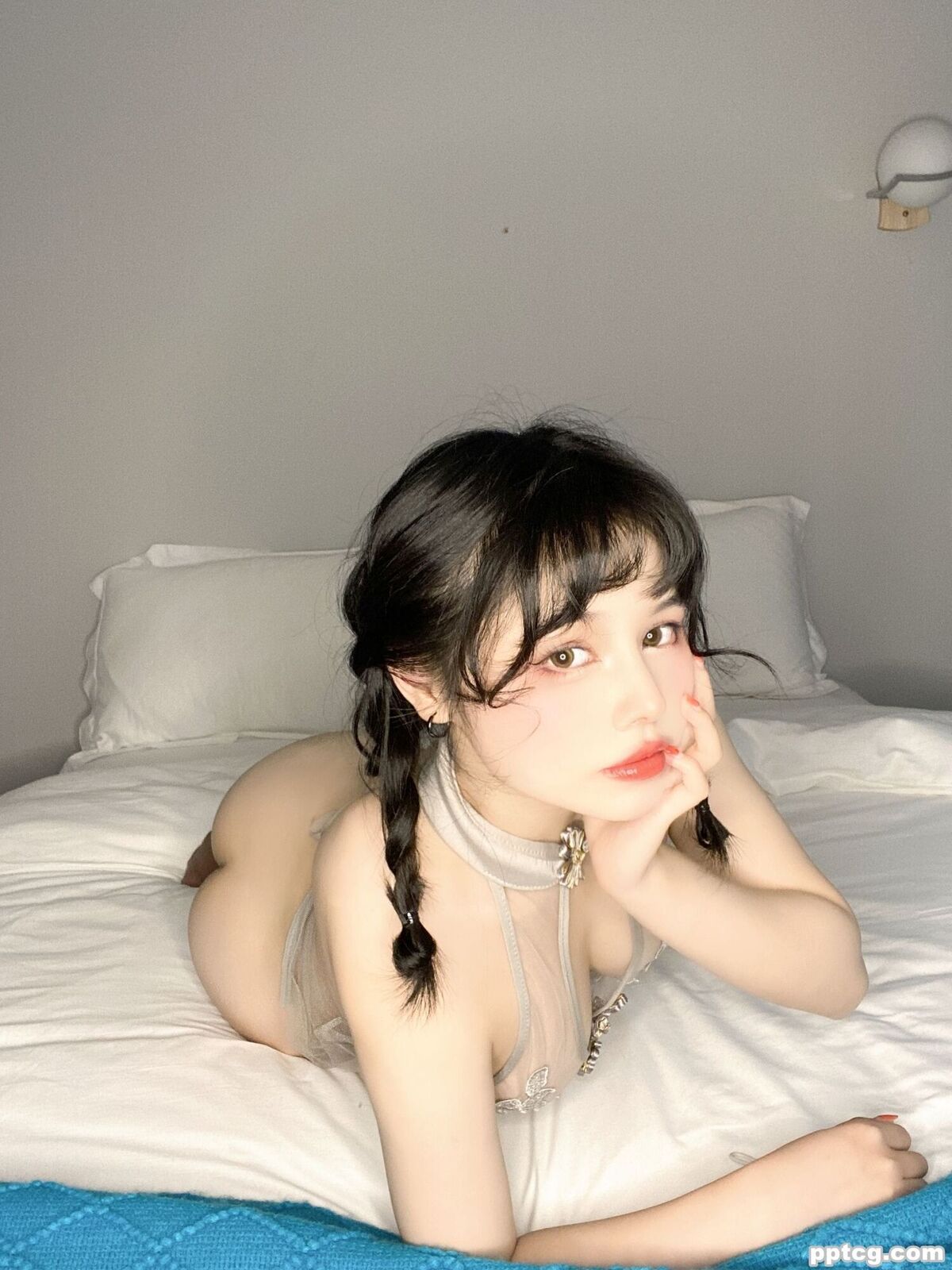 七月喵子 透明 灰撕袜-奈奈COS 七月喵子 透明 灰撕袜