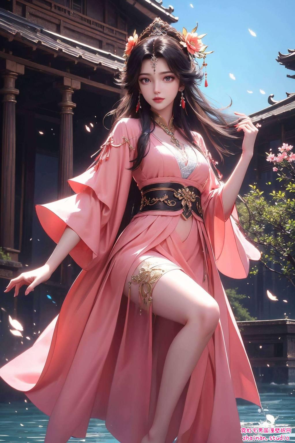仙逆周紫虹动态壁纸怎么弄出来:ai绘画人物表情参考图动漫壁纸安卓粉色