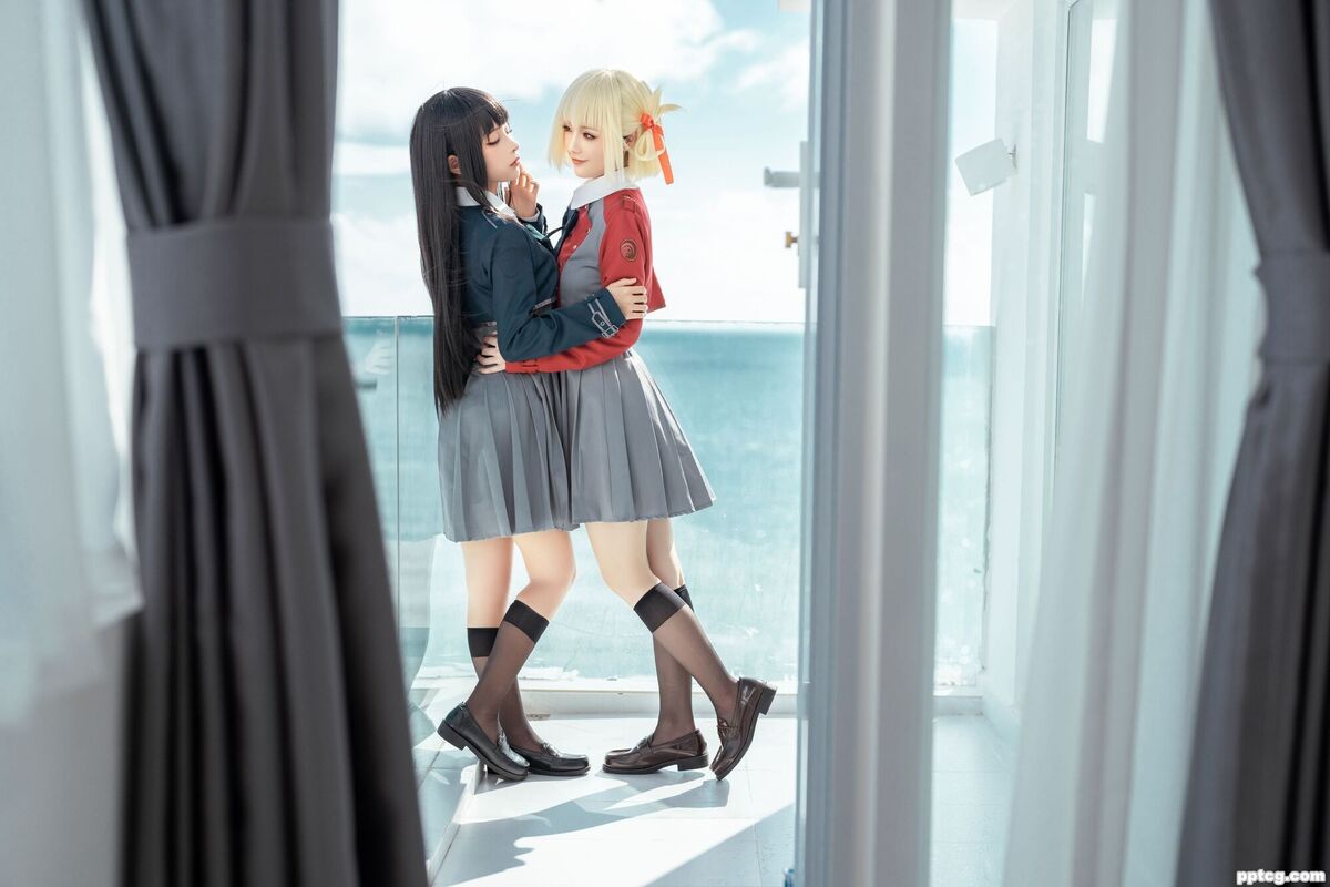 蠢沫沫&桃良阿宅 莉可莉丝-奈奈COS 蠢沫沫&桃良阿宅 莉可莉丝