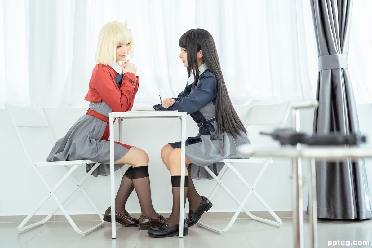 蠢沫沫&桃良阿宅 莉可莉丝-奈奈COS 蠢沫沫&桃良阿宅 莉可莉丝