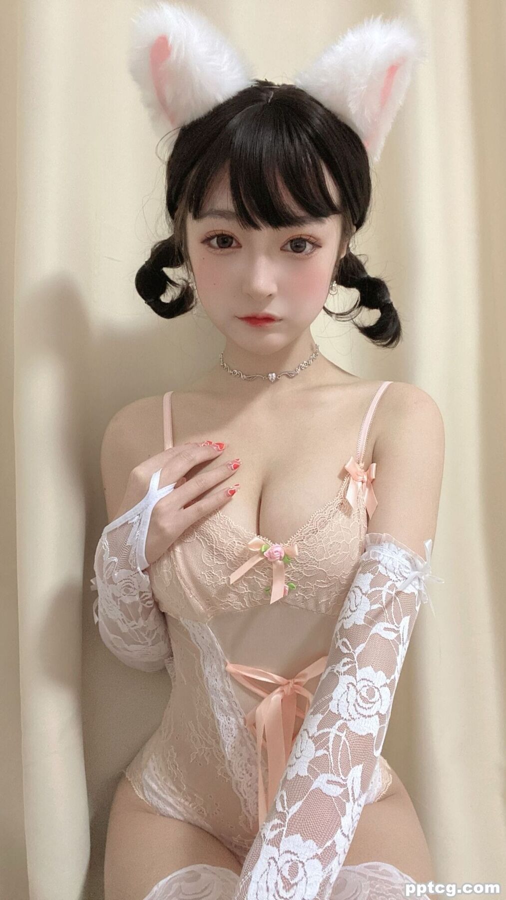 佳佳好难啊 法式猫耳娘-奈奈COS 佳佳好难啊 法式猫耳娘
