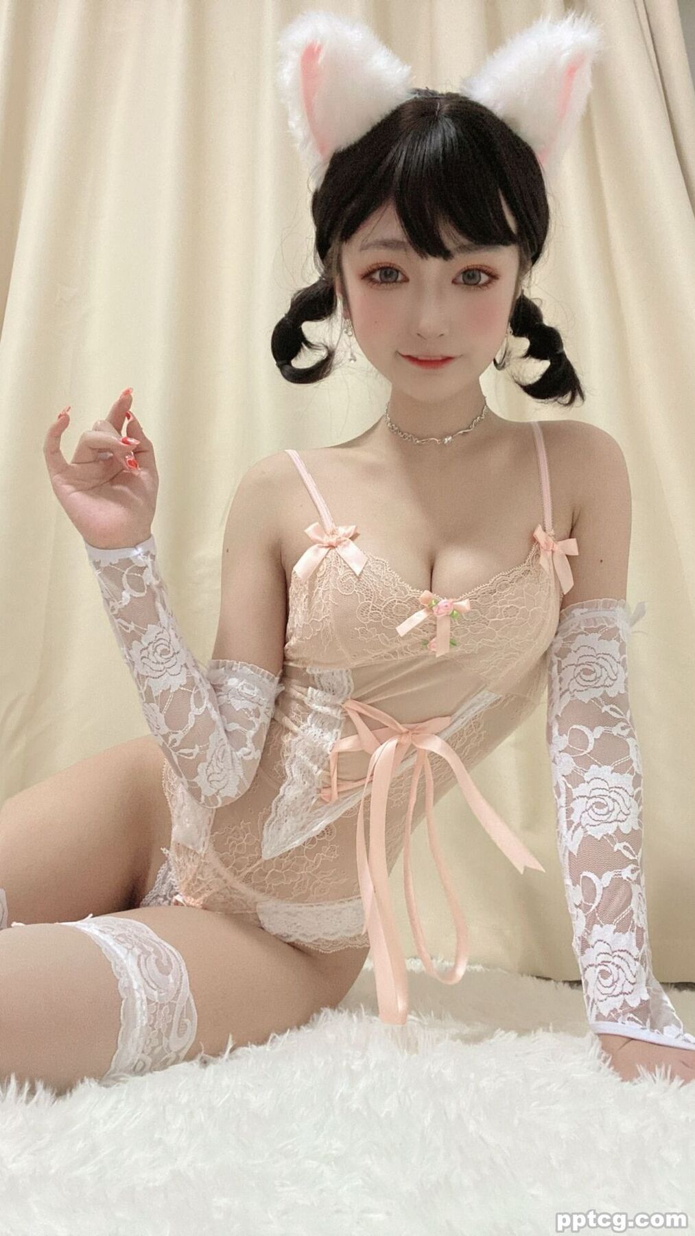 佳佳好难啊 法式猫耳娘-奈奈COS 佳佳好难啊 法式猫耳娘