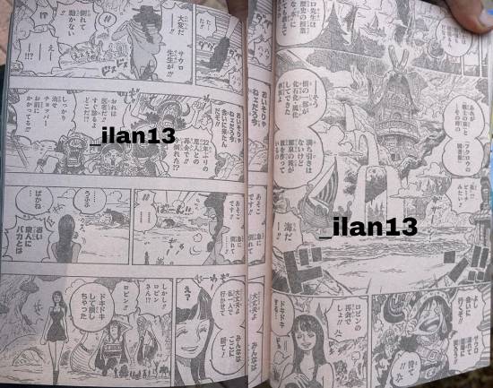 《海贼王》1133话情报:泪崩!罗宾与萨乌罗重逢